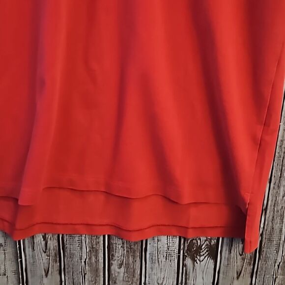 Vintage Burberry Red Golf Polo Sz.Large - Picture 4 of 9